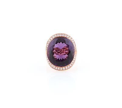 Amethystring ca. 19 ct - Schmuck