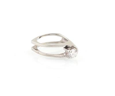 Brillant Solitärring ca. 0,55 ct - Schmuck