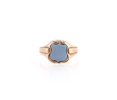 Ring mit ungraviertem Lagenstein - Schmuck