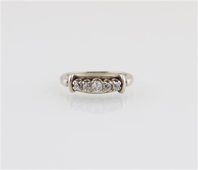 Altschliffdiamant Ring zus. ca. 0,50 ct - Klenoty