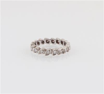 Brillant Memoryring zus. ca. 0,30 ct - Jewellery