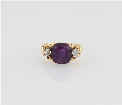Diamant Amethystring - Jewellery