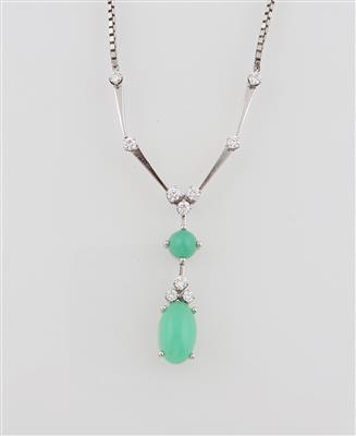 Brillant-Chrysoprascollier - Klenoty