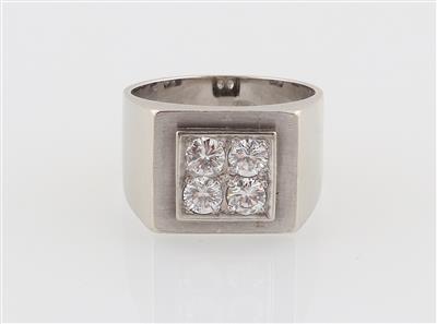 Brillantring zus. ca. 0,60 ct - Gioielli