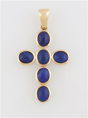 Lapis Lazuli Kreuzanhänger - Klenoty