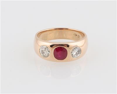 Altschliffdiamant Ring zus. ca. 0,75 ct - Schmuck