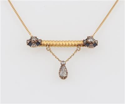 Diamantcollier zus. ca. 1 ct - Schmuck