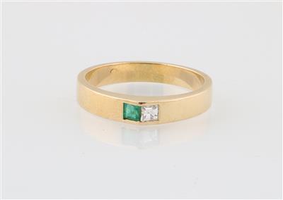 Diamant Smaragdring - Gioielli