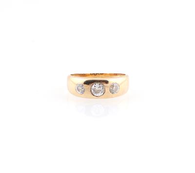 Diamantring zus. ca. 0,70 ct - Klenoty