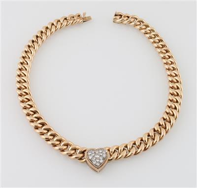 Brillantcollier zus. ca. 1,10 ct - Gioielli