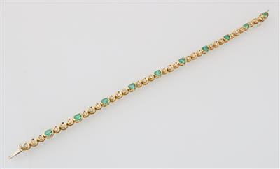 Brillant Smaragd Armband - Schmuck