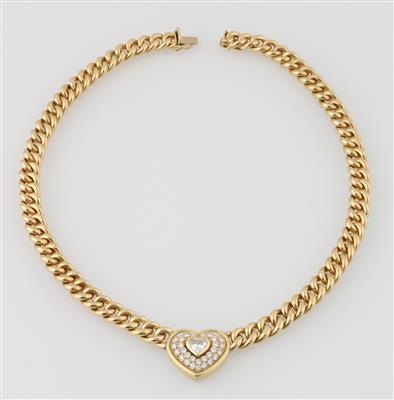 Diamantcollier zus. ca.1,20 ct - Schmuck