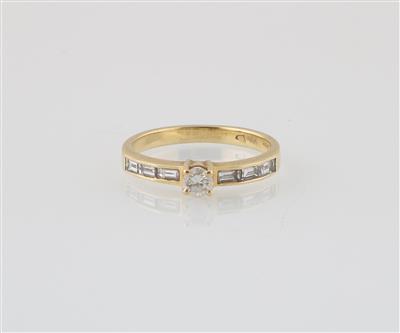 Diamantring zus. ca. 0,60 ct - Klenoty