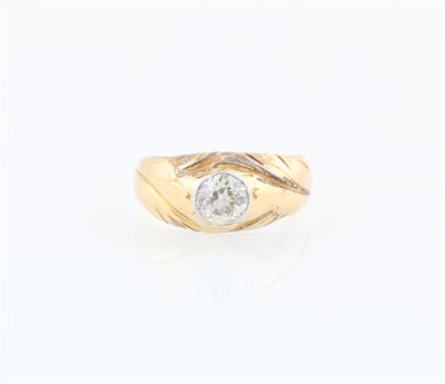 Altschliffbrillant Solitär Ring ca. 0,60 ct - Schmuck