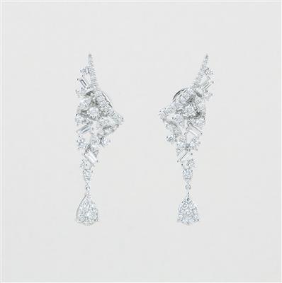 Diamant Ohrsteckgehänge zus. ca. 1,75 ct - Gioielli