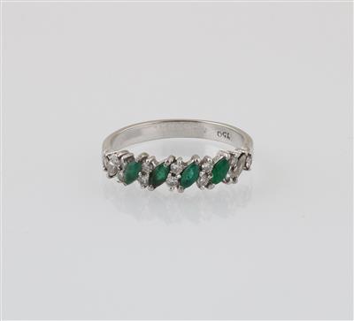 Diamant Smaragdring - Schmuck 2021/01/28 - Starting bid: EUR 220 ...