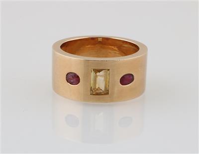 Saphir Rubin Ring - Gioielli