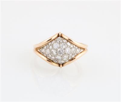 Diamantring zus. ca. 0,95 ct - Klenoty