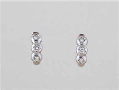 Brillant Ohrringe zus. ca. 0,82 ct - Klenoty