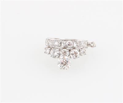 Diamant Perlfänger zus. ca. 1,80 ct - Schmuck