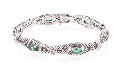 Diamant Turmalin Armband - Klenoty