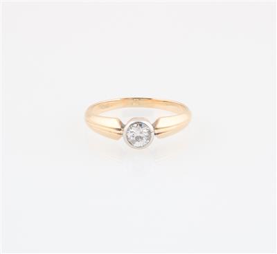 Altschliffbrillant Solitärring ca. 0,35 ct - Schmuck