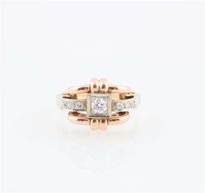 Altschliffdiamant Ring zus. ca. 0,30 ct - Jewellery