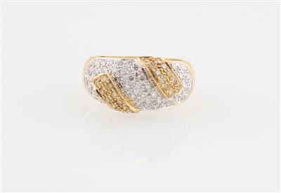 Brillantring zus. ca. 0,90 ct - Klenoty