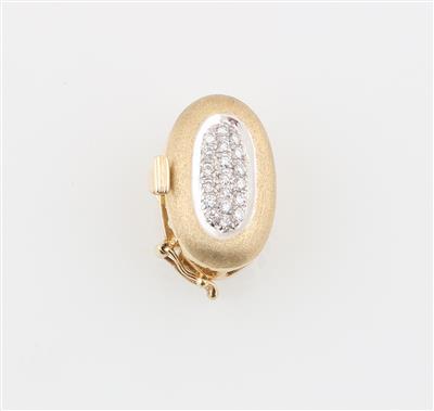 Brillantsteckschließe zus. ca. 0,19 ct - Gioielli