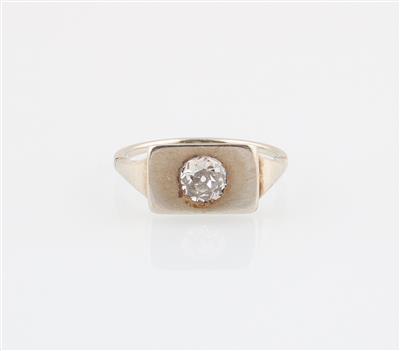 Altschliffbrillant Solitärring ca. 0,45 ct - Schmuck