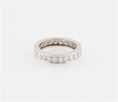 Brillant Memoryring zus. ca. 1,40 ct - Klenoty