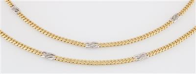 Diamantcollier zus. ca. 1 ct - Jewellery