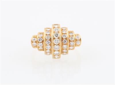 Brillant Ring zus. ca. 0,90 ct - Gioielli