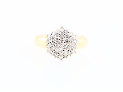 Brillantring zus. ca. 1,00 ct - Klenoty