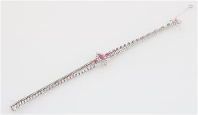 Diamant Rubinarmband - Gioielli