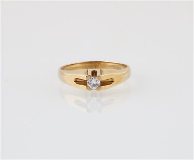 Brillantsolitär Ring ca. 0,15 ct - Schmuck