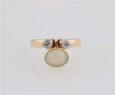 Brillant Opal Ring - Klenoty