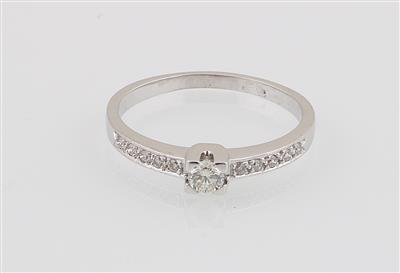 Brillantring zus. ca. 0,15 ct - Jewellery