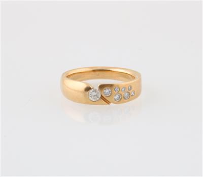 Brillant Ring zus. ca. 0,27 ct - Klenoty