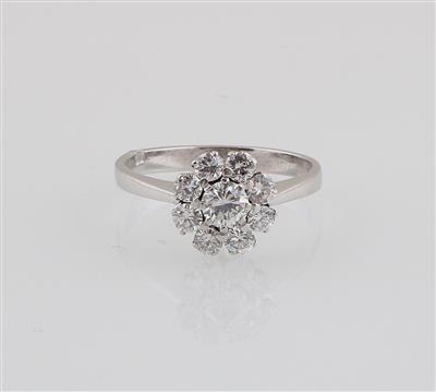 Brillantring zus. ca. 0,80 ct - Klenoty