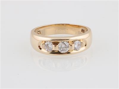 Brillantring zus. ca. 0,70 ct - Schmuck