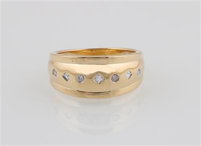 Diamantring zus. ca. 0,14 ct - Jewellery