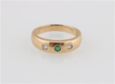 Brillant Smaragd Ring - Gioielli