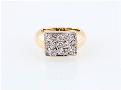 Brillantring zus. ca. 0,70 ct - Jewellery