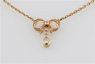 Diamant Collier zus. ca. 0,25 ct - Jewellery