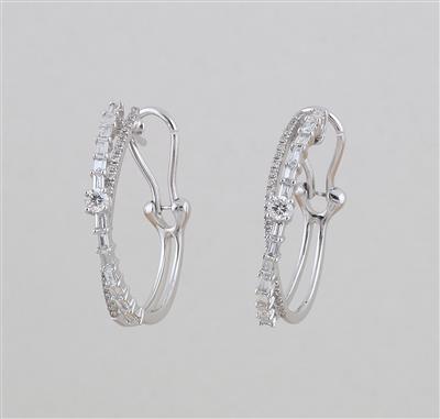 Diamantcreolen zus. ca.1,10 ct - Jewellery