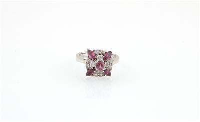 Brillant Rubin Ring - Schmuck