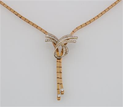 Diamantcollier zus. ca. 1,50 ct - Schmuck