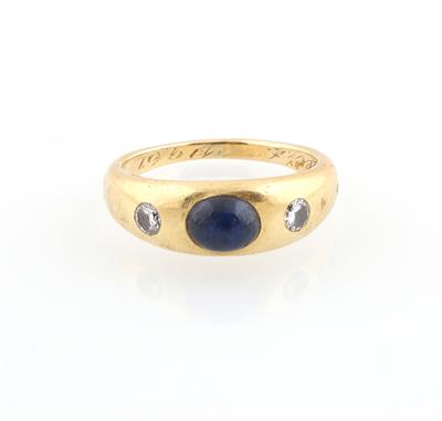 Brillant Saphir Ring - Klenoty