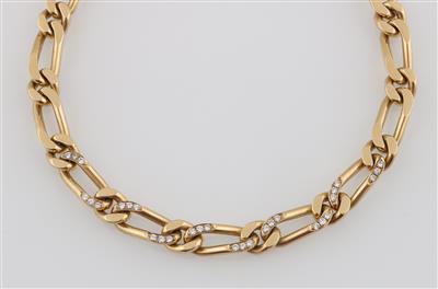 Brillantcollier zus. ca. 0,80 ct - Klenoty